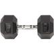 Dumbells Fitness Rubber Coated Hexagonal Dumbbell Single Dumbbell Men's Fitness Home Arm Muscle Hexagonal Dumbbell Dumbell Set (Color : Black, Size : 2kg)