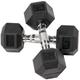 Dumbells Dumbbells For Strength Training - 2.5kg To 30kg Rubber Encapsulated Cast Iron For Gym And Home Workouts Dumbell Set (Color : Black, Size : C)