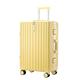 PIPONS Carry On Luggage Large Capacity Storage Suitcase Light Abs Luggage 4 Universal Wheels Hard Boarding Luggage Business Suitcase (Color : Yellow, Size : 20 inches)