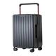 DNZOGW Travel Suitcase Luggage Universal Wheel Box Zipper Trolley Box Password Box Men and Women Travel Leather Suitcase Suitcase Trolley Case (Color : Black, Size : A)