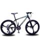 TiLLOw 21 Speed Man AND Woman Mountain Bike Adult Bike 700C Wheels 26-inch Wheels School Bike 21-speed Variable Hard Tail Mountain Bike (Color : Black green, Size : 26-IN_THREE-BLADE)