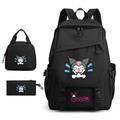 DuofLily Cute Stitch Teen Boys Girls Backpack with Lunchbox and Pencil Case 3 in 1 School Bag Set