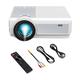 1080P Projector 12000LM Home Theater Video Projector with WiFi+BT for HD, USB, VGA, AV, IOS and Android Phone(UK Plug)