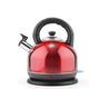 Non-magnetic Teakettle Stainless Steel Sounding Kettle Thickening Water Heater Kettle Colored Whistle Hot Kettle Whistle Heating (Color : Rosso) hopeful