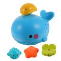 BESTonZON 5 Sets Kids Toy Bathtub Sprinkler Toy Whale Shower Toy Whale Bath Toys Whale Sprinkler Toy Automatic Sprinkler Bath Toy Tub Water Toys Toddler Plastics Sprinklers Take a Bath