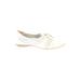 Sesto Meucci Sneakers: White Print Shoes - Women's Size 10 - Almond Toe