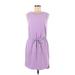 Athleta Active Dress - Mini: Purple Print Activewear - Women's Size Small