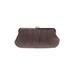 Bijoux Terner Clutch: Embossed Burgundy Solid Bags