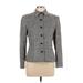 Jones New York Jacket: Gray Houndstooth Jackets & Outerwear - Women's Size 12 Petite