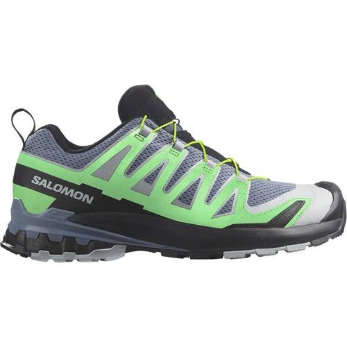 SALOMON Herren Trailrunningschuhe SHOES XA PRO 3D V9 Flint/Grgeck/Black, Größe 46 in Grau