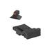 Kensight Bomar BMCS Rounded Blade Adjustable Target 1911 Rear Night Sight Set w/Tritium Bar-Dot-Bar Black 980-028