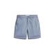 Armedangels Shorts "Daalos" Herren blue stone, Gr. 31, Baumwolle, Klassische Herrenshorts in Regular Fit mit Hanf Knöpfen und subtiler Strickerei