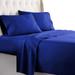 3pc Twin Deep Pocket Bed Sheets Extra Soft & Breathable Royal Blue