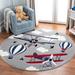 SAFAVIEH Carousel Kids Turi Airplane Rug