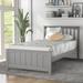 Twin Size Solid Wood Platform Bed w/ Classic Design, Includes Headboard & Footboard