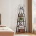 Windmill Shape 4-Tier Narrow Bookshelf