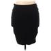 Torrid Casual Bodycon Skirt Knee Length: Black Solid Bottoms - Women's Size 2X Plus