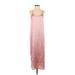 Urban Renewal Casual Dress - A-Line Scoop Neck Sleeveless: Pink Dresses - Women's Size 1