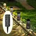 Lampes de pelouse solaires à LED pour l'extérieur lampe de décoration de jardin étanche pour cour