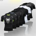 T Shirt uomo Compression Running Shirts For Men Sportswear Bodybuilding Workout Gym Fitness