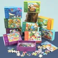 Puzzle de fruits et animaux de dessin animé pour enfants jouets d'apprentissage éducatifs jeux