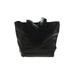 Croft & Barrow Tote Bag: Pebbled Black Solid Bags