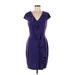 Calvin Klein Casual Dress: Purple Dresses - Women's Size 8