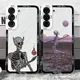 Coque souple avec tête de mort drôle coque pour Samsung Galaxy S24 S20 S21 FE S22 Plus S23