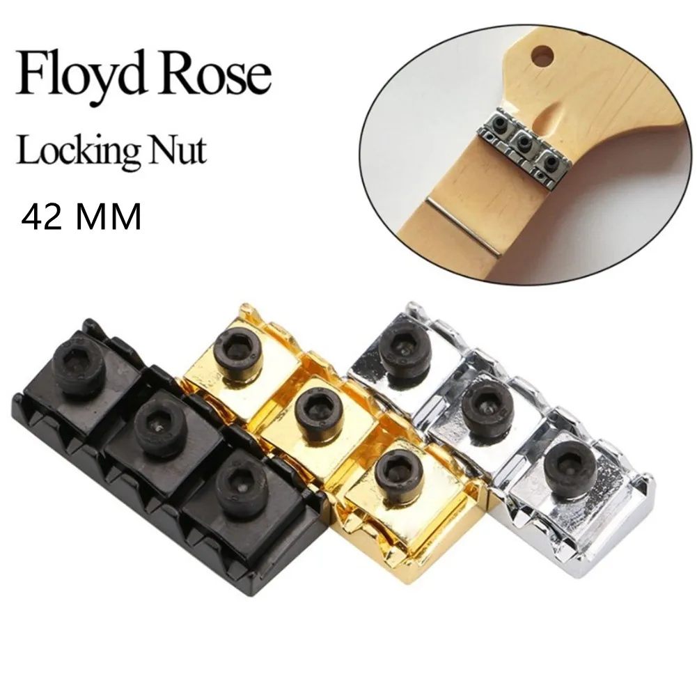 Dado di bloccaggio della corda della chitarra elettrica sostituzione 42mm per Floyd Rose Tremolo parti per chitarra elettrica chitarre parti accessori