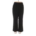 Lane Bryant Dress Pants - High Rise: Black Bottoms - Women's Size 22 Petite