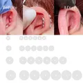 Tampons de disque transparents pour boucles d'oreilles stabilisateur de boucle d'oreille en