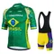 Maglia da ciclismo della squadra estiva della squadra brasil Set abbigliamento da ciclismo MTB abbigliamento da bici uniforme Maillot Ropa Ciclismo tuta da bicicletta Hombre