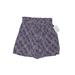 Lularoe Shorts: Purple Floral Bottoms - Women's Size Large - Dark Wash