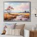 Design Art Praires Tranquil Plains Wonderland, Cotton in Pink | 34 H x 44 W x 1.5 D in | Wayfair FDP119061-44-34-SL