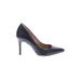 Ann Taylor Heels: Pumps Stilleto Cocktail Blue Print Shoes - Women's Size 5 - Pointed Toe