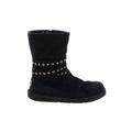 Ugg Australia Ankle Boots: Winter Boots Wedge Casual Black Shoes - Women's Size 8 - Round Toe