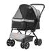 VEVOR Pet Stroller 4 Wheels Dog Stroller w/ Brakes 44 lbs Weight Capacity | Wayfair CWTCCGK4QSHSU0H92V0