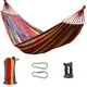 Thickened Canvas Hammock Outdoor Anti-rollover Outdoor Single Hammock Double Swing