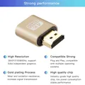 1PCS DDC EDID Dummy Plug VGA Adapter Virtual Display Adapter HDMI-compatible Headless Ghost Display