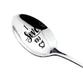 1Pcs I Love You Anniversary Valentines Day Gift for Boyfriend Girlfriend Stainless Steel Spoon Love