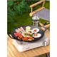 28/30/32/34/38cm Grill Pan Korean Round Non-Stick Barbecue Plate Outdoor Travel Camping BBQ Frying