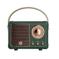 Mini Wireless Retro Bluetooths Speaker Vintage FM Radio Portable USB Interface Classical Decoration