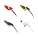 Artificial Bird 60cm Model Sculpture Lifelike Foam Bird with Claw Feather Parrot for party Patio