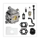 For STIHL MS180 170 Carburetor Oil Saw C1Q-S57 017 018 1130-120-0603 Carburetor Gasket Kit