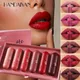 6pcs Waterproof Lipgloss Makeup Lightweight Matte Lip Cosmetics Long Lasting Velvet Lipstick