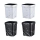Trash Can Lidless Household Rubbish Can Large Capacity Garbage Container Bin for Laundry Powder Room
