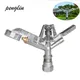 Selling 1"(DN25) Zinc Alloy Rotary Rocker Arm Rotary Metal Nozzle Watering Sprinkler For Lawn