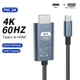 Type-C to HDMI-compatible Cable HD 4K 60Hz Android Device to Smart TV PC Laptop Monitor Projector