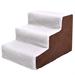 Tucker Murphy Pet™ 3 Steps Pet Stairs for Dogs & Cats - brown&white | 11.7 H x 13.7 W x 17.6 D in | Wayfair 329E6B00B13742068A23339972F03D4E