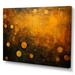 Wrought Studio™ Amber Asteroids Solar System Space - Our Solar System Canvas Wall Art Metal in Yellow | 24 H x 32 W x 1 D in | Wayfair